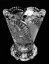 Broušená křišťálová váza - Výška 14cm