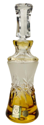 Color-cut crystal bottle for perfume - Height 18cm