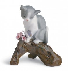 Květy pro kotě Figurka kočky