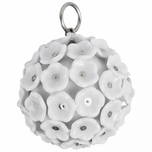 1739 Royal Flower "Snowball flower pendant"