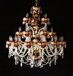 Crystal chandelier 0639-21-SM Ruby