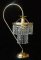 Křišťálová stolní lampa SE-7110-1-S