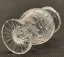 Cut crystal vase - Height 8cm