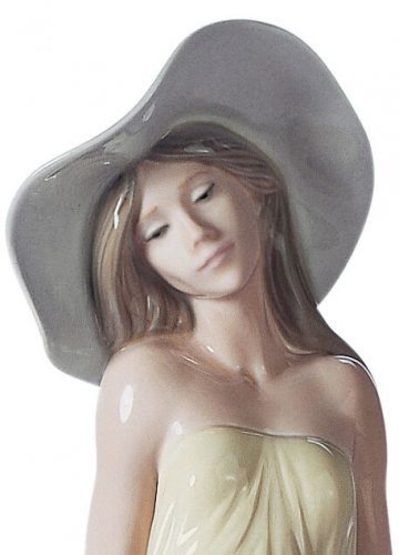 Time for Reflection Woman Figurine