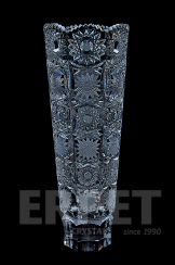 Luxury cut crystal vase