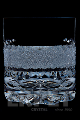 Crystal whiskey tumblers - set of 2pcs