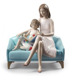Our Reading Moment Mother Figurine