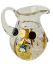 Broušený pozlacený džbánek - Výška 10cm