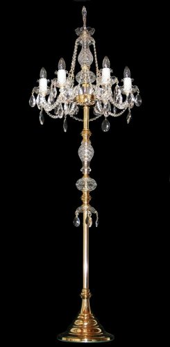 Křišťálová stojanová lampa AK-0740-6-S