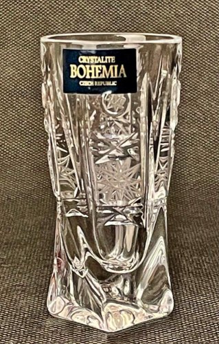 Broušené sklenice na likér - set 6ks - Výška 8cm/50ml