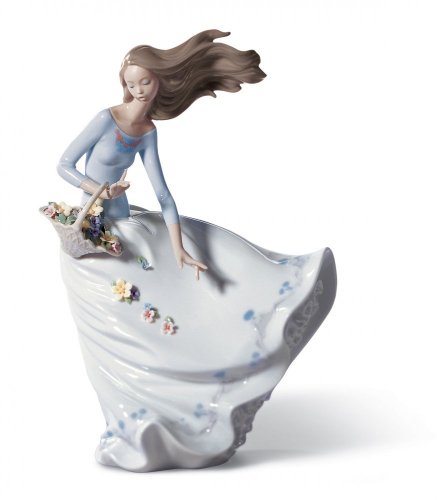 Figurka ženy Okvětní lístky větru