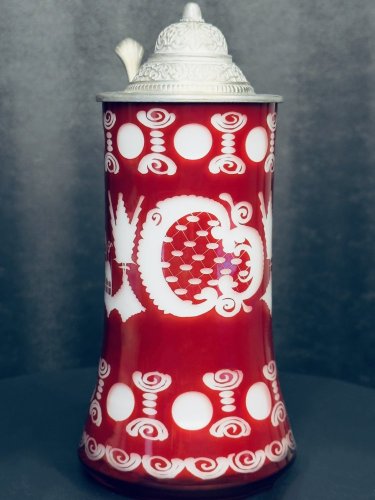Korbel opál+rubín