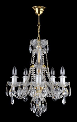 Křišťálový lustr 1740-5-S