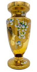 Vase decorated with high enamel - Height 30cm