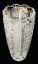 Cut crystal vase - Height 26cm