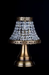 Crystal table lamp SE-7450-1-PT