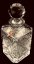 Cut crystal bottle - Height 24cm/800ml