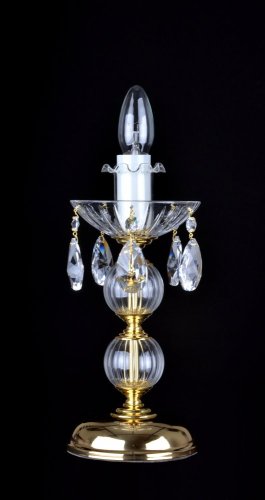 Křišťálová stolní lampa SE-0150-1-S