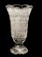Jarrón de cristal tallado - Altura 25cm