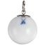 Porcelánový přívěsek "Boule Tuberose Relief Blue"