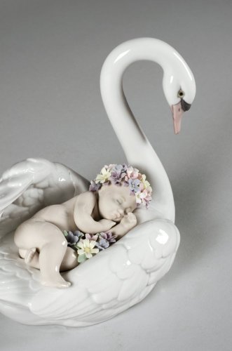 Drifting through Dreamland Swan Figurine