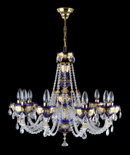 Crystal chandelier 0623-10-SM Blue