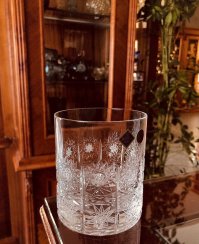 Vasos de whisky de cristal tallado de 330 ml - juego de 6 unidades