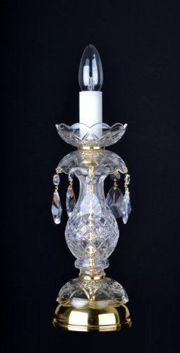 Křišťálová stolní lampa SE-1750-1-S