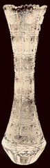 カットクリスタル製花瓶 - 高さ23cm