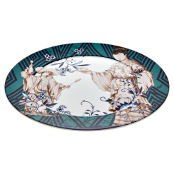Plato de presentación chino Meissen Collage Noble