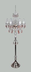 Křišťálová stojanová lampa AK-1740-6-NK Záhněda