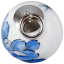 Porcelánový přívěsek "Boule Tuberose Relief Blue"
