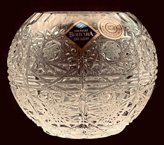 Křišťálová váza - Výška 6cm