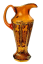 Barevně dekorovaný lištovaný džbán - Výška 30cm/1250ml