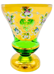 Vase decorated with high enamel - Height 20cm