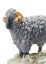 The Ram Figurine. Golden Lustre