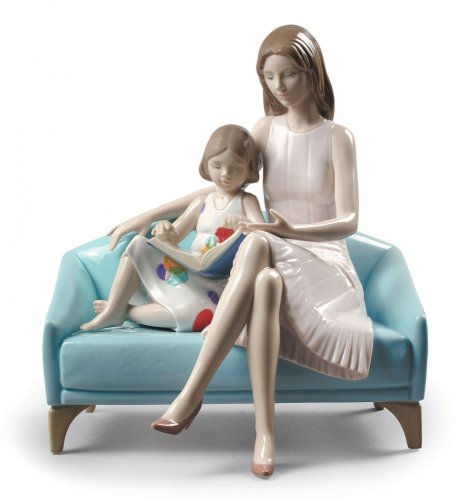 Our Reading Moment Mother Figurine