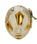 Broušený pozlacený košíček - Výška 8cm