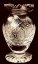 Cut crystal vase - Height 8cm