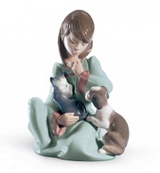 Cat Nap Girl Figurine