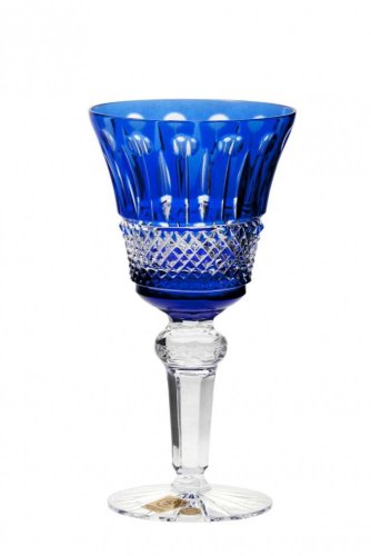 Broušený barevný kalíšek na víno 1ks - Výška 18cm/180ml