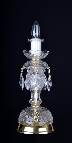 Křišťálová stolní lampa SE 0740-1-S