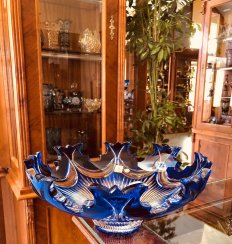 Color-cut crystal bowl - Height 11cm