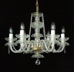 Crystal chandelier 1000-6-S