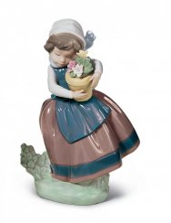 Spring Is Here Girl Figurine
