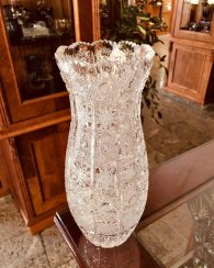 Broušená křišťálová váza - Výška 25cm