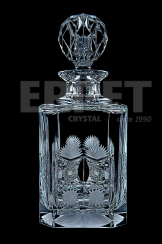 Crystal whiskey bottle