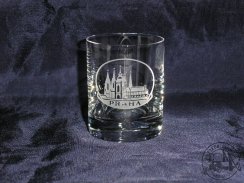 布拉格图案水晶杯60毫升 - 一套2件