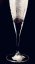 Cut crystal champagne glasses - set of 6pcs - Height 26cm/200ml