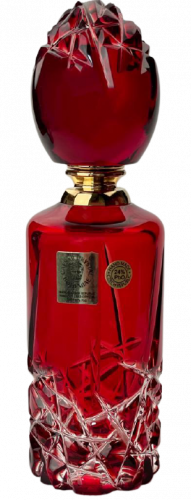 Color-cut crystal bottle for perfume - Výška 18cm
